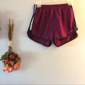 Burgundy Nike Shorts